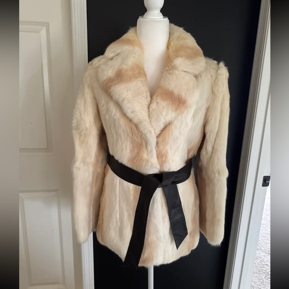 Vintage Imperial 100% Rabbit Fur Coat 
size Small - Picture 8 of 12